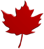 Logo image, a red maple leaf